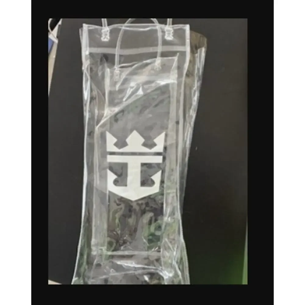 Royal Caribbean Clear Vinyl Wine Tote Gift Bag Perfect to Announce Your Sailaway